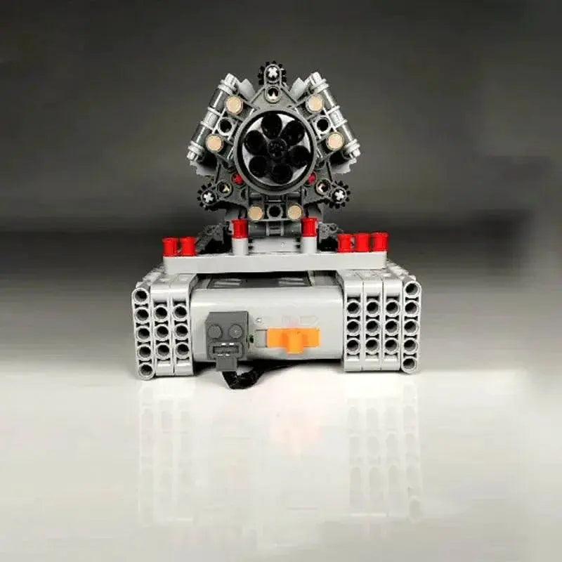  MOC New MOC Napier Deltic V42 Engine Gearbox Building Blocks Building Bricks MOC -  ToylandEU™