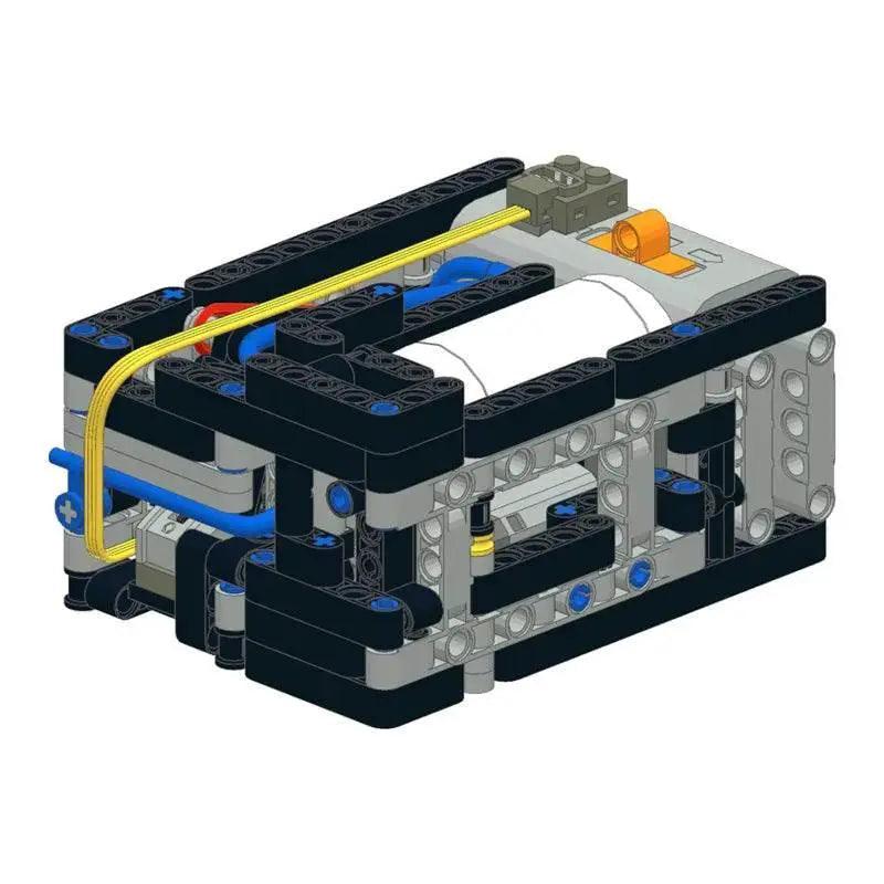  MOC Pneumatics Automatic Compact Motorized Compressor Pressure Switch Building Bricks MOC Gift -  ToylandEU™