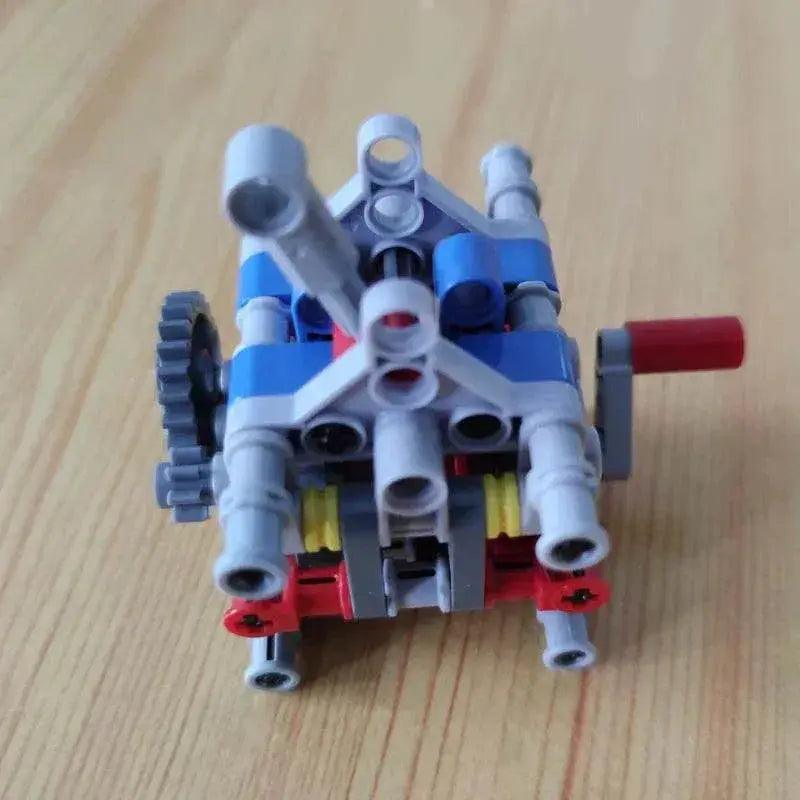  MOC Technical Mechanical Group Engine Sequential Gearbox 4 Speeds Educational High-Tech Building Blocks Bricks Parts DIY Toys gifts -  ToylandEU™