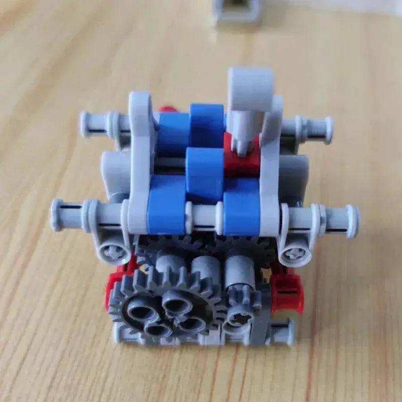  MOC Technical Mechanical Group Engine Sequential Gearbox 4 Speeds Educational High-Tech Building Blocks Bricks Parts DIY Toys gifts -  ToylandEU™