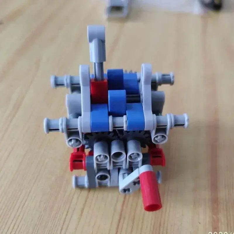  MOC Technical Mechanical Group Engine Sequential Gearbox 4 Speeds Educational High-Tech Building Blocks Bricks Parts DIY Toys gifts -  ToylandEU™