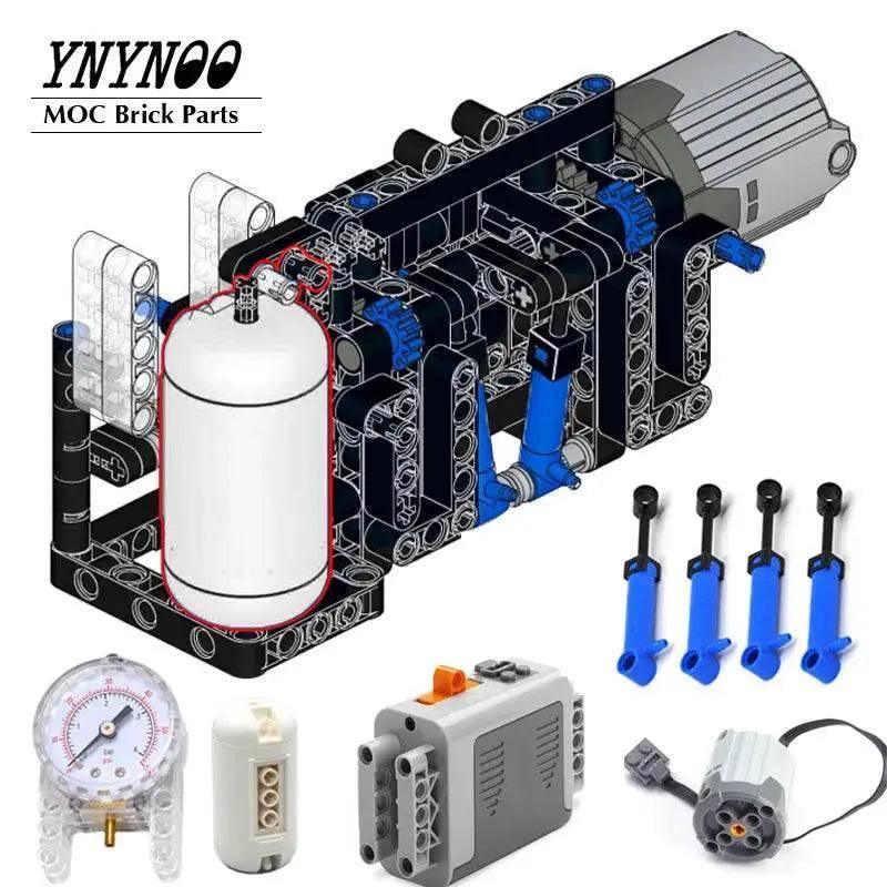 New Technical MOC Pneumatic Pump Compact Model Toys Building Bricks MOC -  ToylandEU™