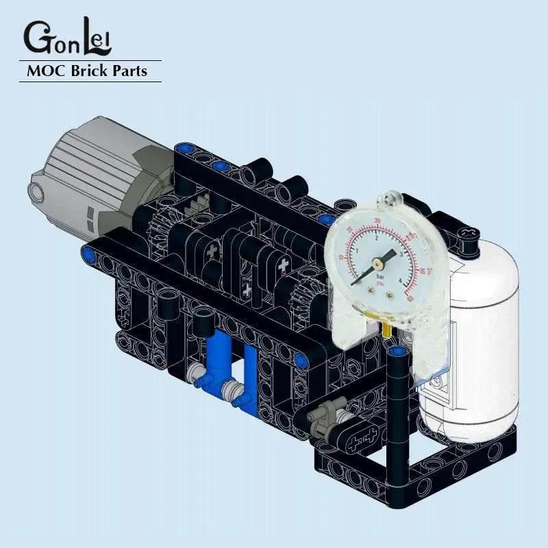  New Technical MOC Pneumatic Pump Compact Model Toys Building Bricks MOC -  ToylandEU™