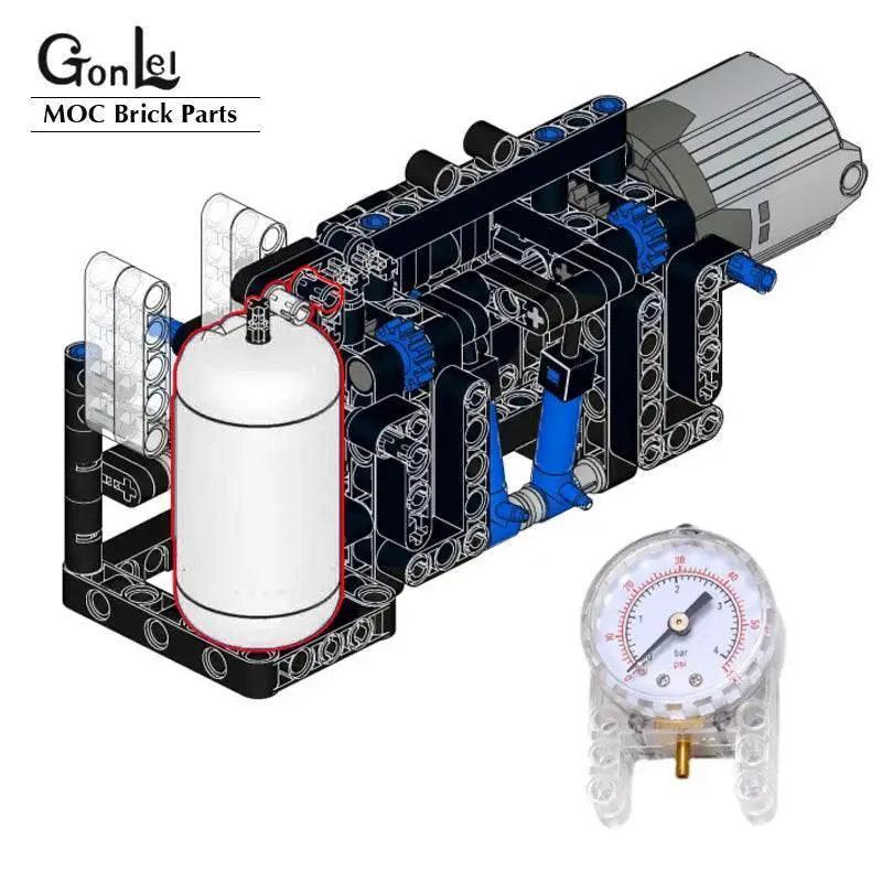 New Technical MOC Pneumatic Pump Compact Model Toys Building Bricks MOC -  ToylandEU™