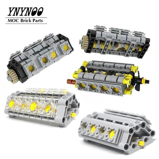  MOC New Technical V8 Piston Engine MOC Building Blocks Building Bricks MOC -  ToylandEU™
