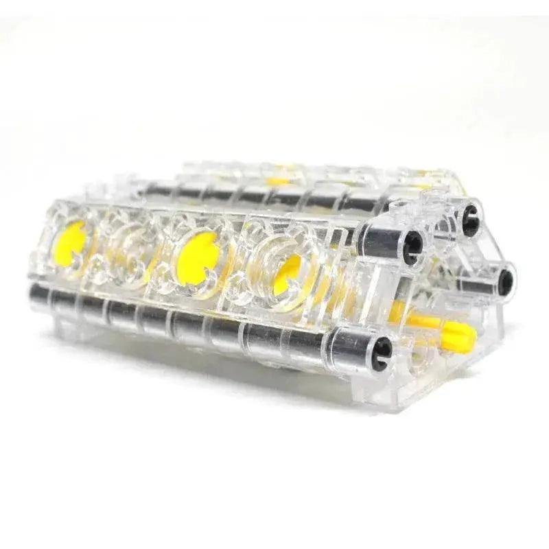  MOC New Technical V8 Piston Engine MOC Building Blocks Building Bricks MOC -  ToylandEU™