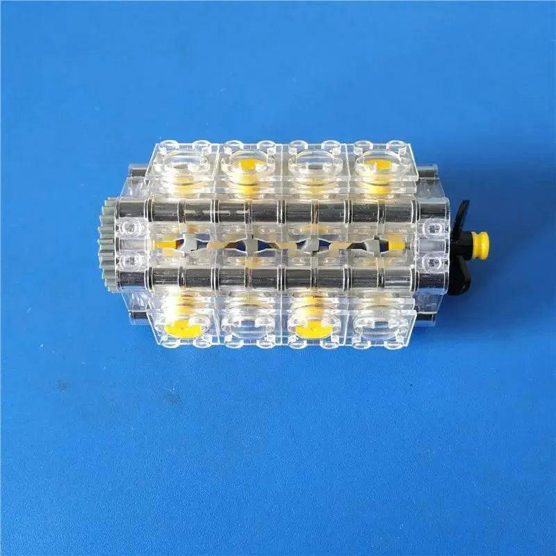  MOC New Technical V8 Piston Engine MOC Building Blocks Building Bricks MOC -  ToylandEU™