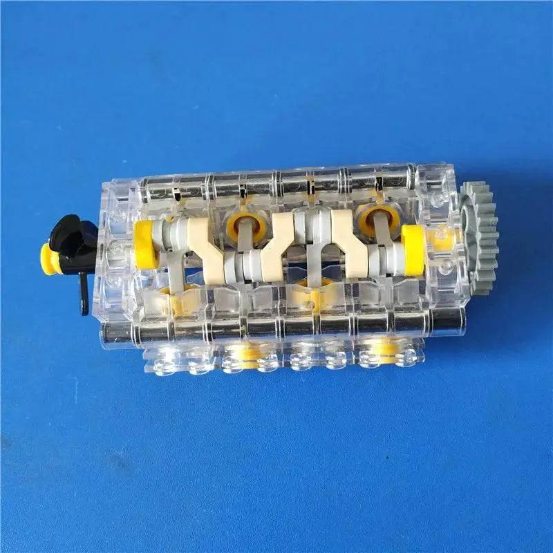  MOC New Technical V8 Piston Engine MOC Building Blocks Building Bricks MOC -  ToylandEU™
