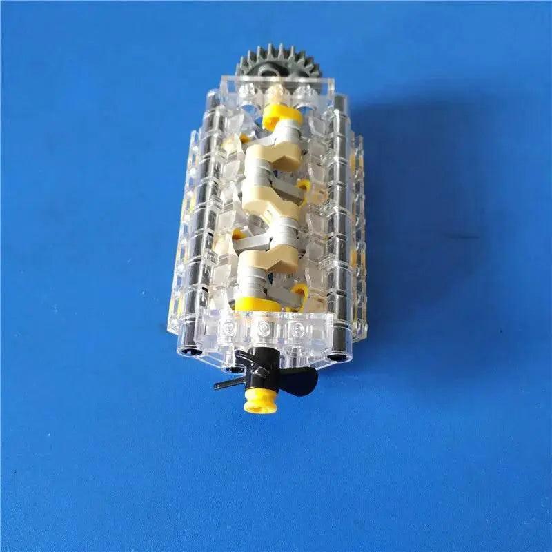  MOC New Technical V8 Piston Engine MOC Building Blocks Building Bricks MOC -  ToylandEU™
