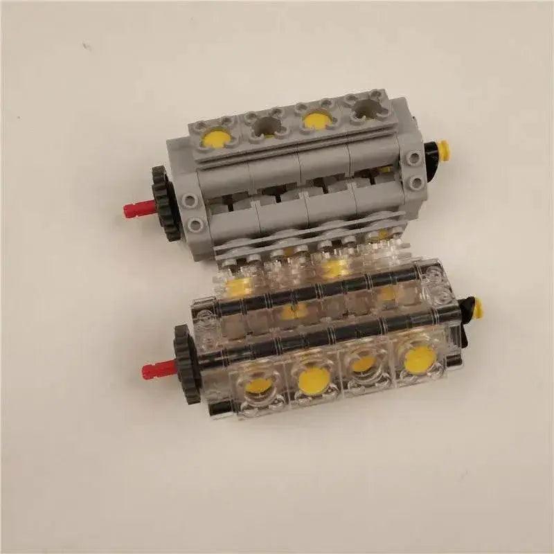  MOC New Technical V8 Piston Engine MOC Building Blocks Building Bricks MOC -  ToylandEU™