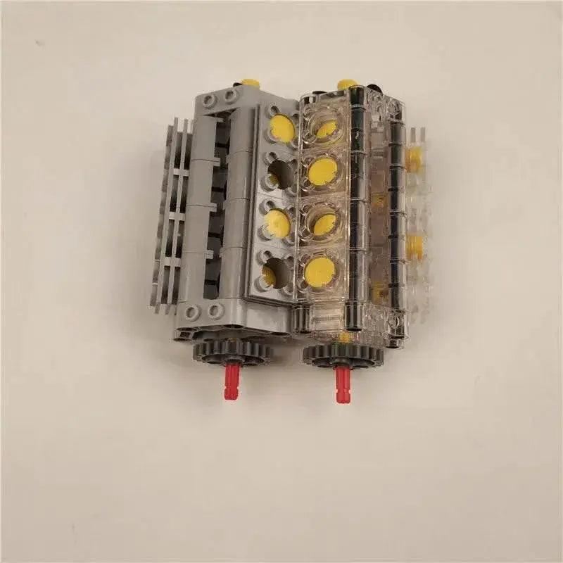  MOC New Technical V8 Piston Engine MOC Building Blocks Building Bricks MOC -  ToylandEU™