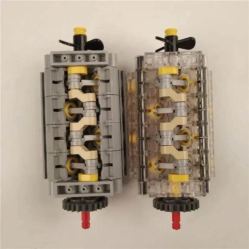  MOC New Technical V8 Piston Engine MOC Building Blocks Building Bricks MOC -  ToylandEU™