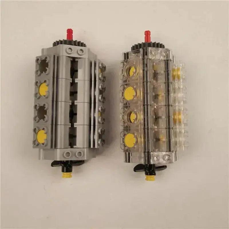  MOC New Technical V8 Piston Engine MOC Building Blocks Building Bricks MOC -  ToylandEU™