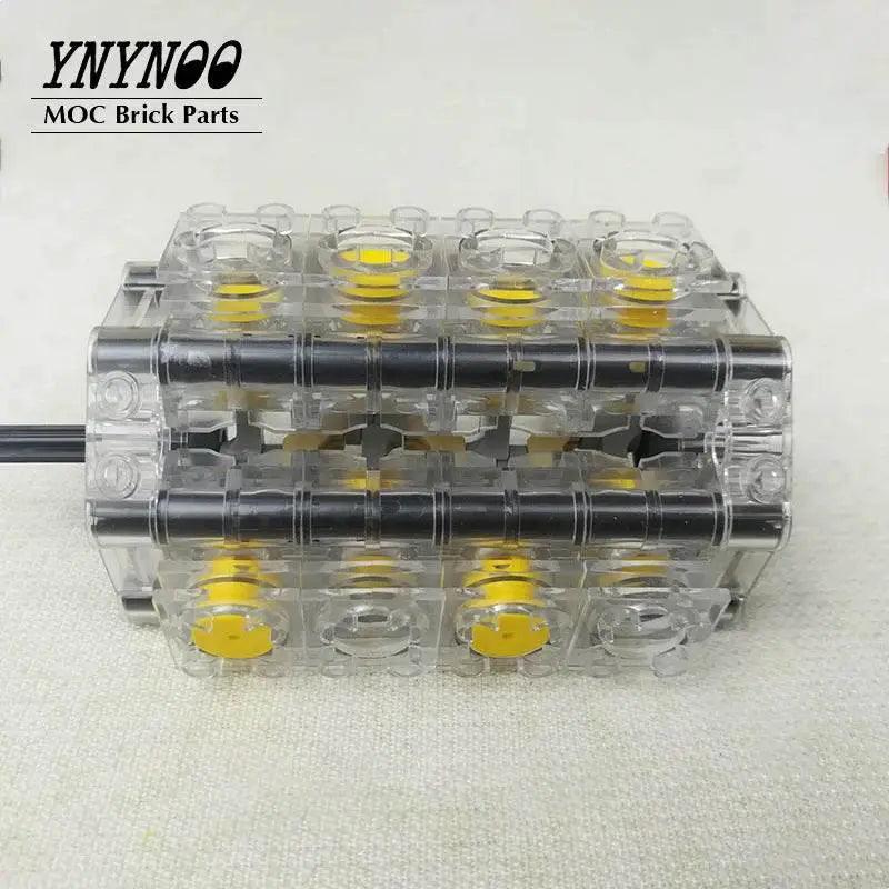  New MOC Technology Bricks Parts V2 V4 V6 V8 Engine Model Building Bricks MOC -  ToylandEU™