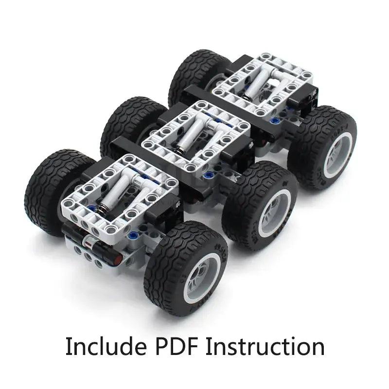  Technic Wheels Set For Building Blocks Reinforced Rim -  ToylandEU™