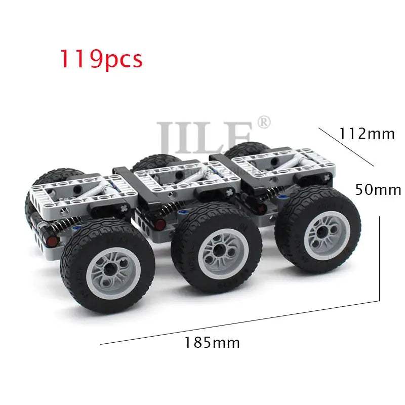  Technic Wheels Set For Building Blocks Reinforced Rim -  ToylandEU™