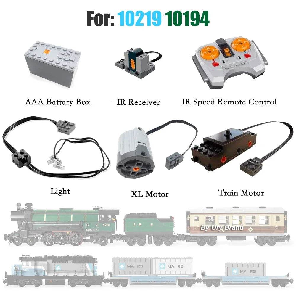 Technical Expert Power Function Parts for 10194 Emerald Train - ToylandEU