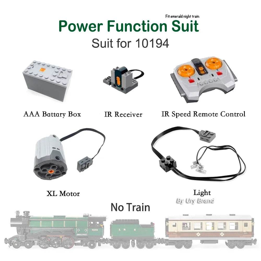 Technical Expert Power Function Parts for 10194 Emerald Train - ToylandEU