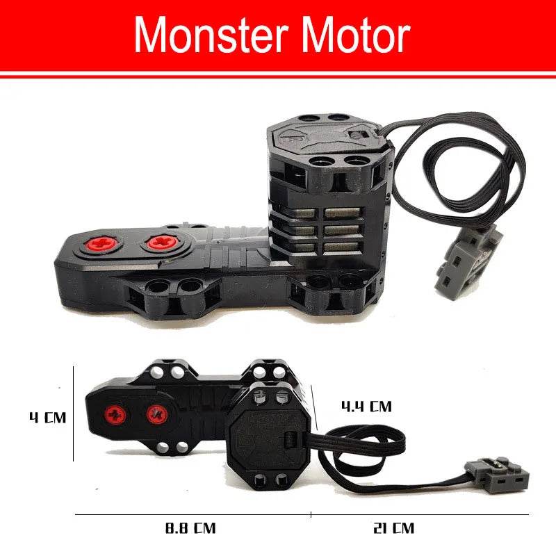 Technical Motor Parts Multi Power Functions 8293 8883 Tool Servo Train Motor PF Model Sets Compatible Building Blocks - ToylandEU