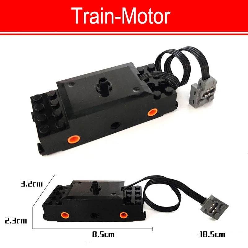 Technical Motor Parts Multi Power Functions 8293 8883 Tool Servo Train Motor PF Model Sets Compatible Building Blocks - ToylandEU