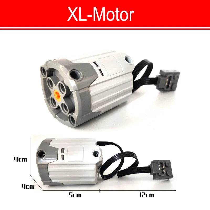 Technical Motor Parts Multi Power Functions 8293 8883 Tool Servo Train Motor PF Model Sets Compatible Building Blocks - ToylandEU