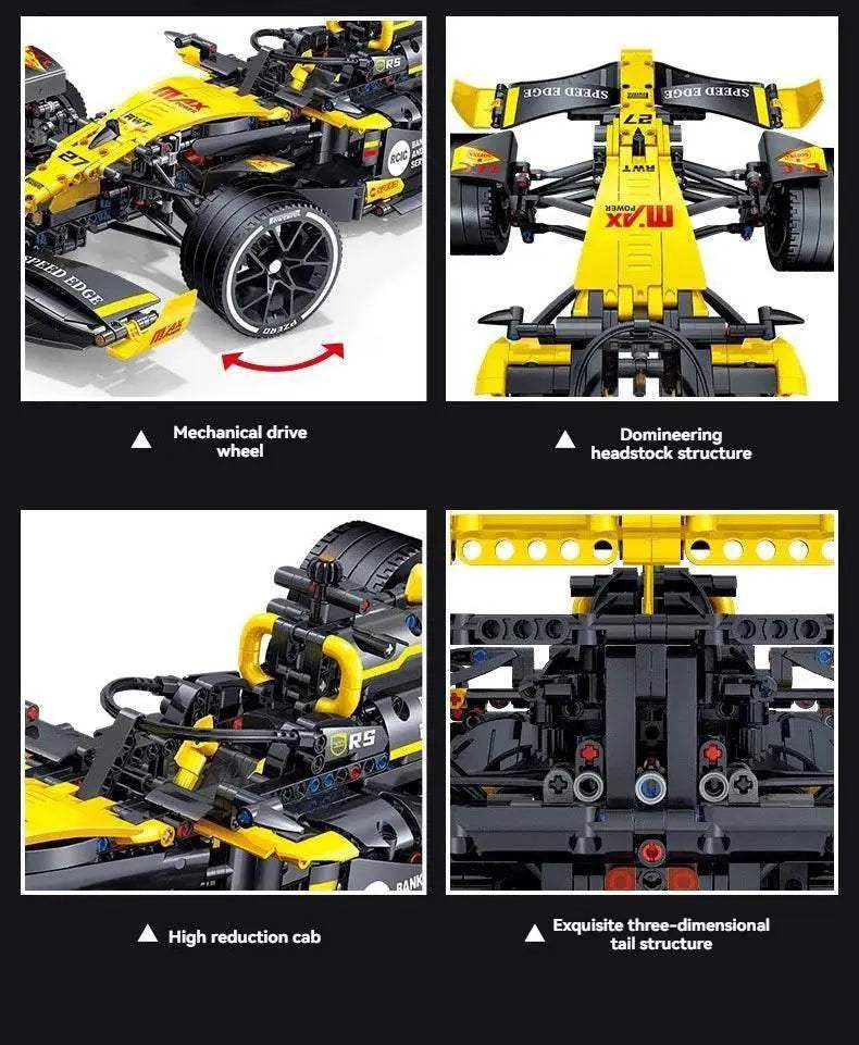 Technical Super Racing 1:8 Formula Building Block Renault F1 Kit - ToylandEU