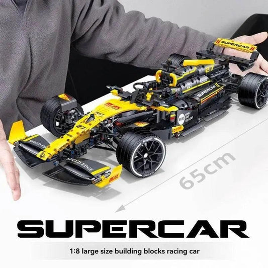  Technical Super Racing 1:8 Formula Building Block Toy -  ToylandEU™