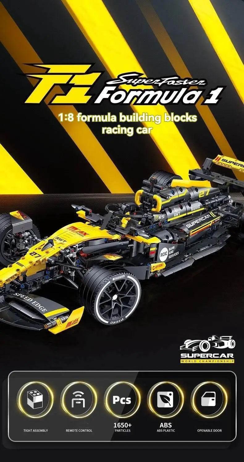  Technical Super Racing 1:8 Formula Building Block Toy -  ToylandEU™