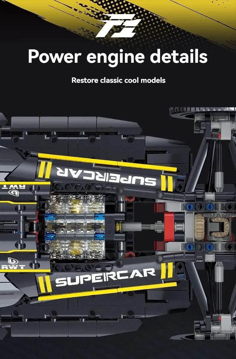  Technical Super Racing 1:8 Formula Building Block Toy -  ToylandEU™