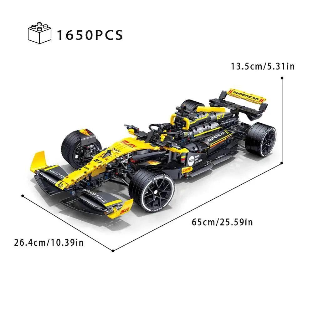  Technical Super Racing 1:8 Formula Building Block Toy -  ToylandEU™