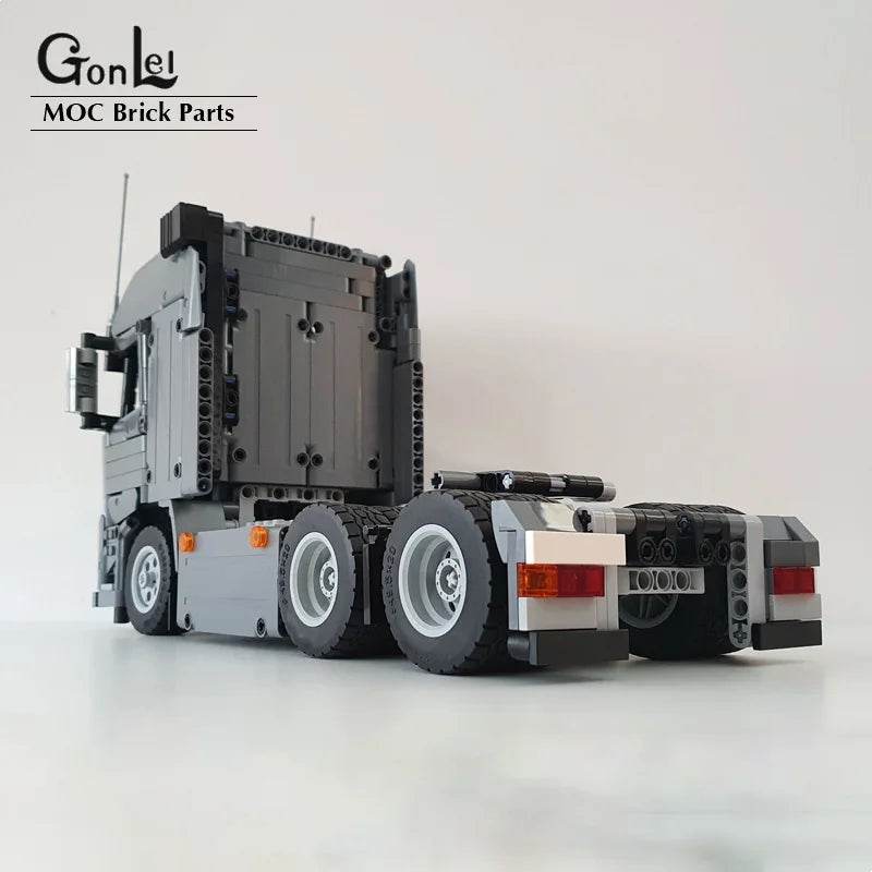 Technical Truck Engineering Container FH Tractor Unit Building Blocks 4x2 6x4 Trailer Unit Tower Head Car Model Bricks Toy Gifts - ToylandEU