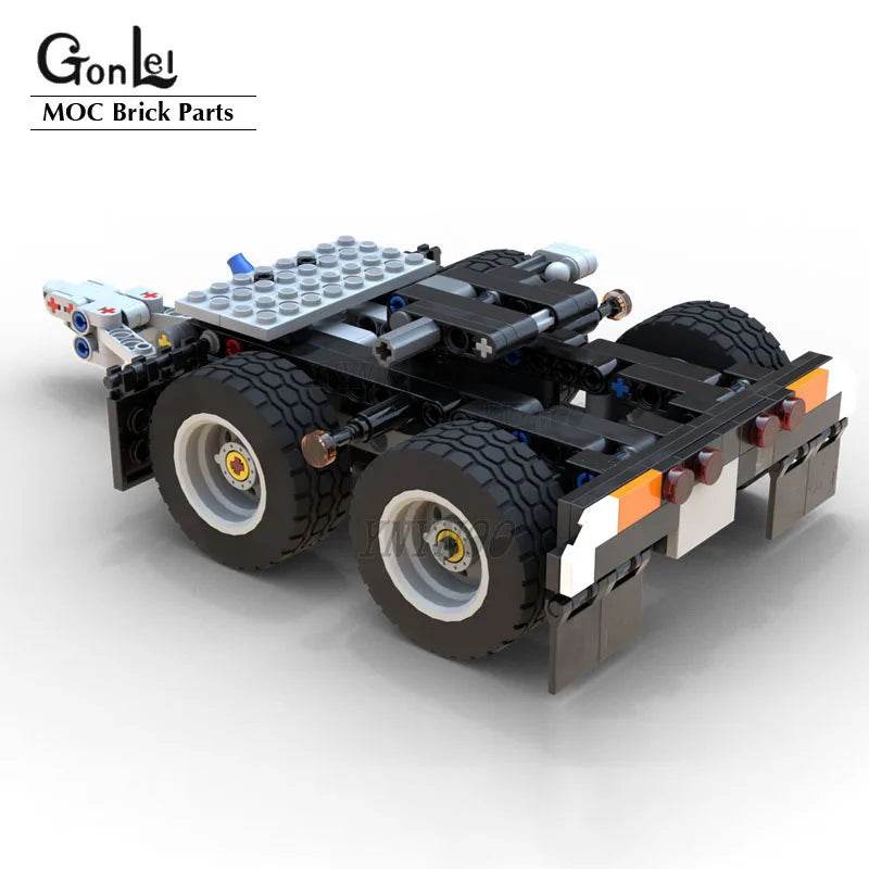Technical Truck Engineering Container FH Tractor Unit Building Blocks 4x2 6x4 Trailer Unit Tower Head Car Model Bricks Toy Gifts - ToylandEU