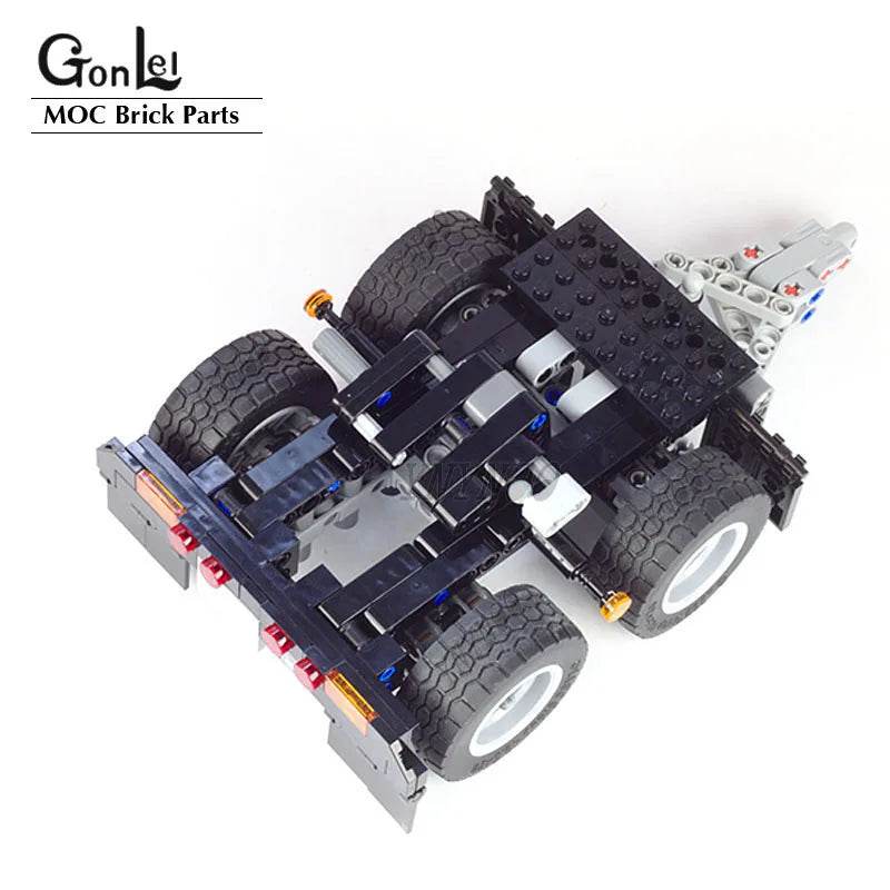 Technical Truck Engineering Container FH Tractor Unit Building Blocks 4x2 6x4 Trailer Unit Tower Head Car Model Bricks Toy Gifts - ToylandEU