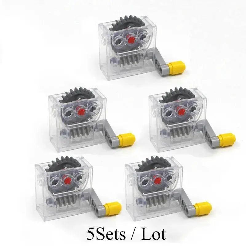  5 Sets/Lot High-Tech Parts 2x4x3 1/3 Gearbox 6588 / 32239 Technical Worm Gears 4716 Brick Parts Set Assembles Particles Toys -  ToylandEU™