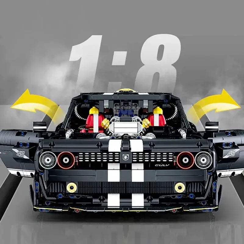 Technik Challenger OneToEight Scale Remote Control Supercar Building Block Kit - ToylandEU