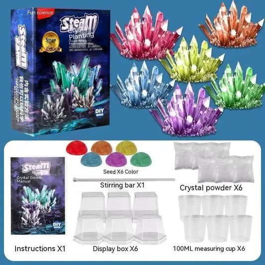  Technology Toy Crystal Planting DIY Scientific Experiment Set Fun Parent-Child Communication Chemical Crystallization Principles -  ToylandEU™