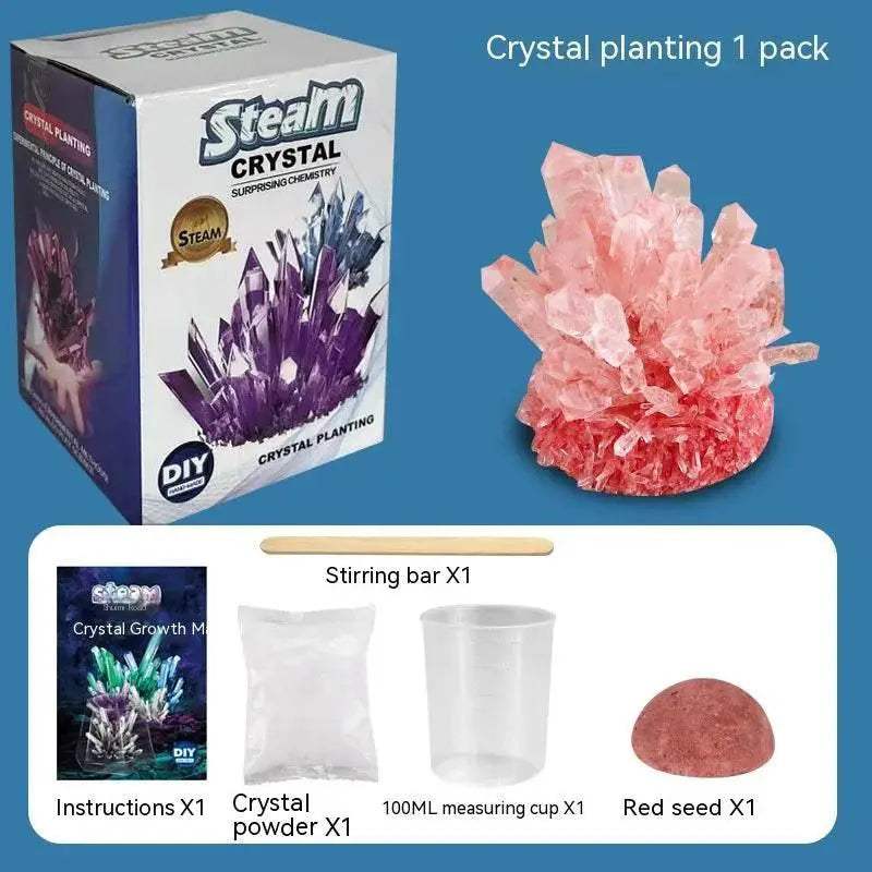 Technology Toy Crystal Planting DIY Scientific Experiment Set Fun Parent-Child Communication Chemical Crystallization Principles - ToylandEU