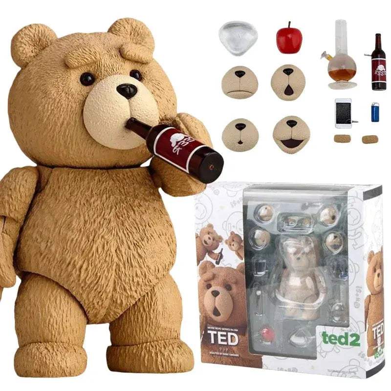 Ted 2 Figure Collectible Teddy Bear Action Figure Deluxe - ToylandEU