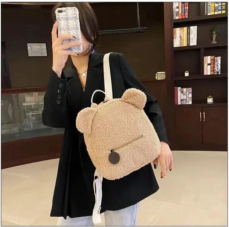  Teddy Bear Kids Backpack Cartoon Design Ear Details -  ToylandEU™