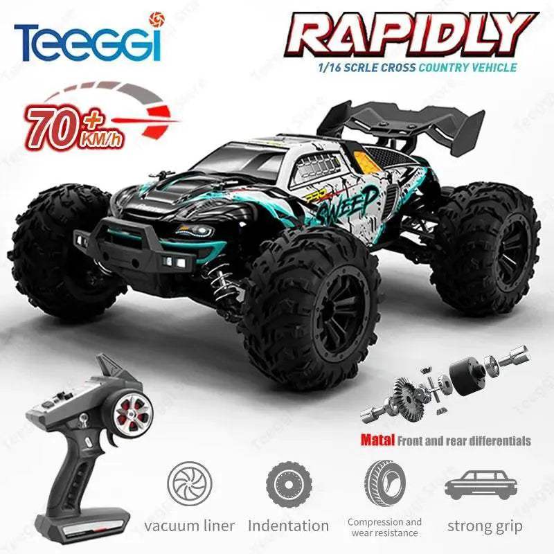  Teeggi 16101 PRO 1:16 High Speed RC Car For Kids -  ToylandEU™