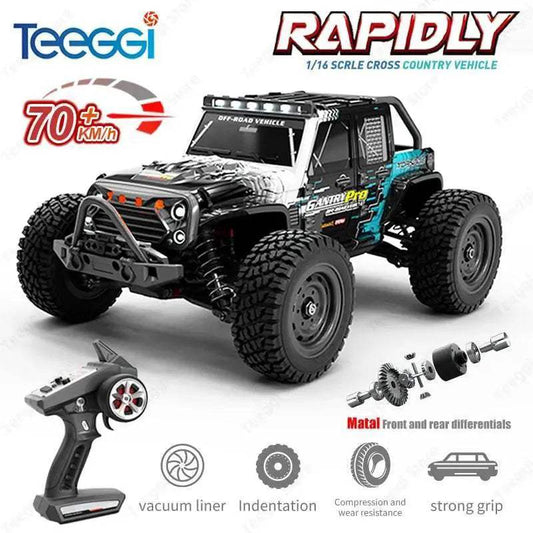  Teeggi 16103 PRO 4WD 70KM/H RC Off-Road Car For Kids -  ToylandEU™