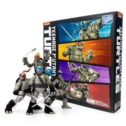 Teenage Mutant Ninja Turtles BST AXN Turtles IDW Comic Black and White 5-Inch Action Figure 4-Pack - SDCC 2023 Exclusive - ToylandEU