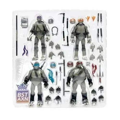 Teenage Mutant Ninja Turtles BST AXN Turtles IDW Comic Black and White 5-Inch Action Figure 4-Pack - SDCC 2023 Exclusive - ToylandEU