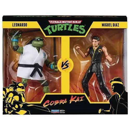 TMNT Cobra Kai Crossover Leonardo Vs Miguel Diaz Action Figures - ToylandEU