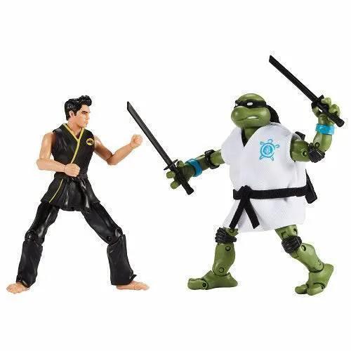 TMNT Cobra Kai Crossover Leonardo Vs Miguel Diaz Action Figures - ToylandEU