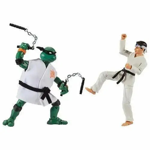 TMNT Cobra Kai Michelangelo Vs Daniel LaRusso 2 Pack Figures - ToylandEU