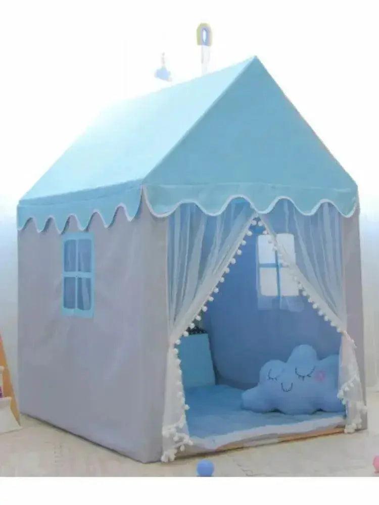  Large Kids Tents Tipi Baby Play House 1.35M Pink Castle -  ToylandEU™