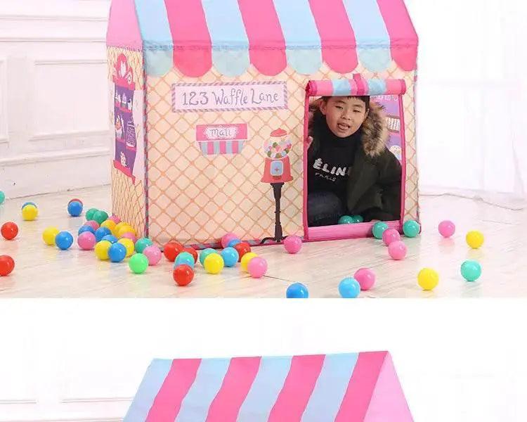  Portable Children Tent Cute Wigwam Folding Kids Tents Tipi -  ToylandEU™