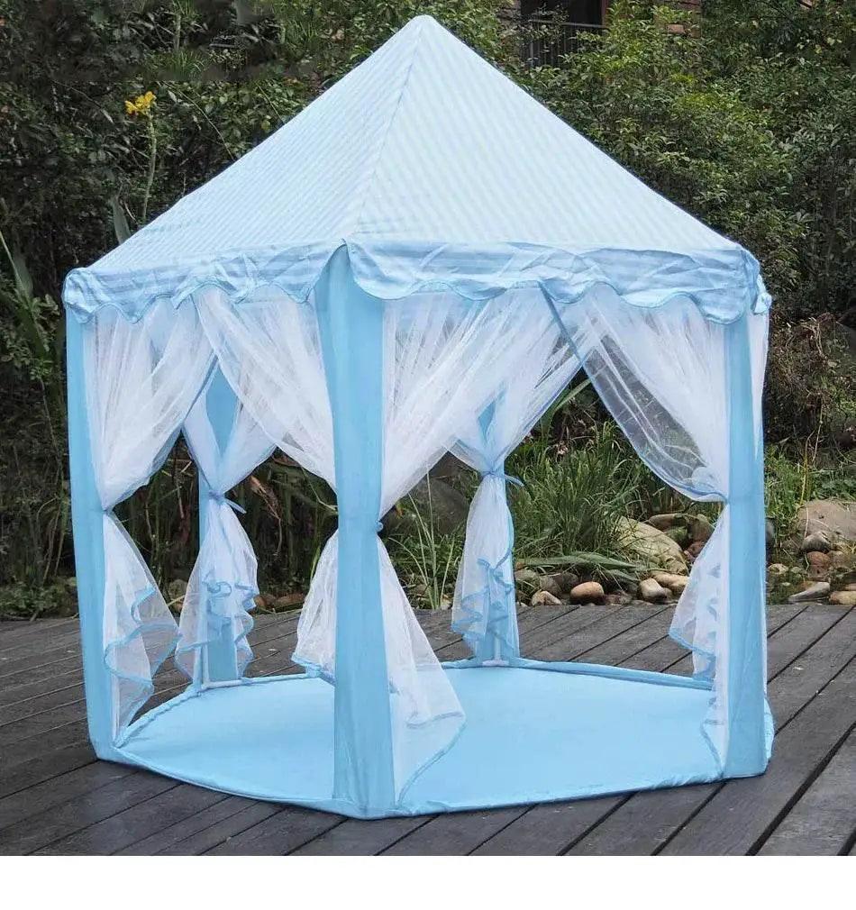  Portable Kids Toy Tipi Tent Princess Pink Girl Castle Play House -  ToylandEU™