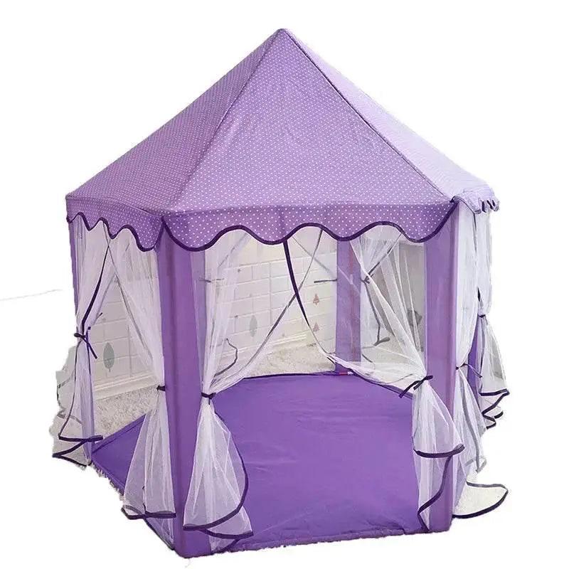  Portable Kids Toy Tipi Tent Princess Pink Girl Castle Play House -  ToylandEU™